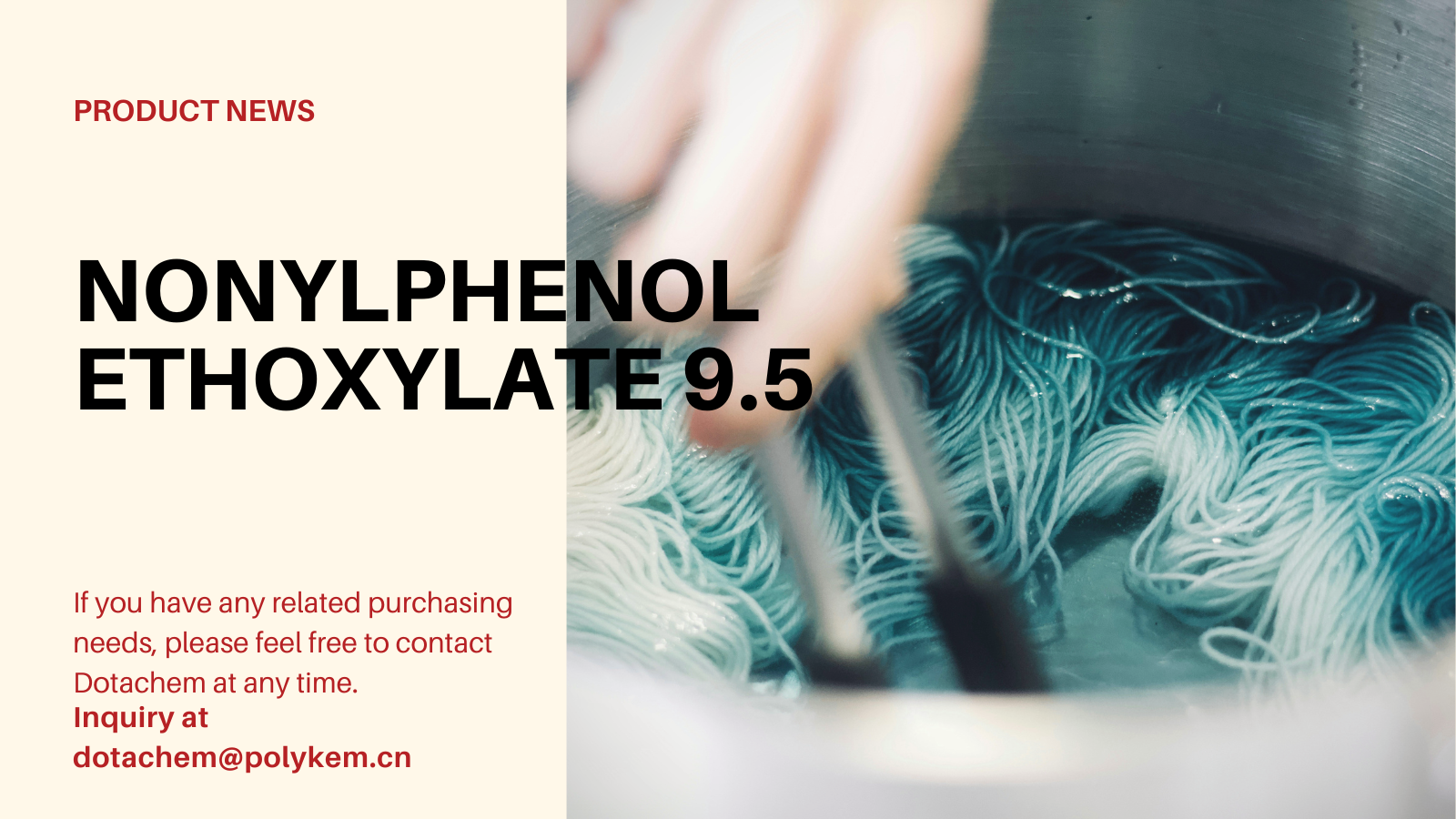 Was ist Nonylphenol -Ethoxylat 9,5 -Maulwurf, der für Dotachem verwendet wird!