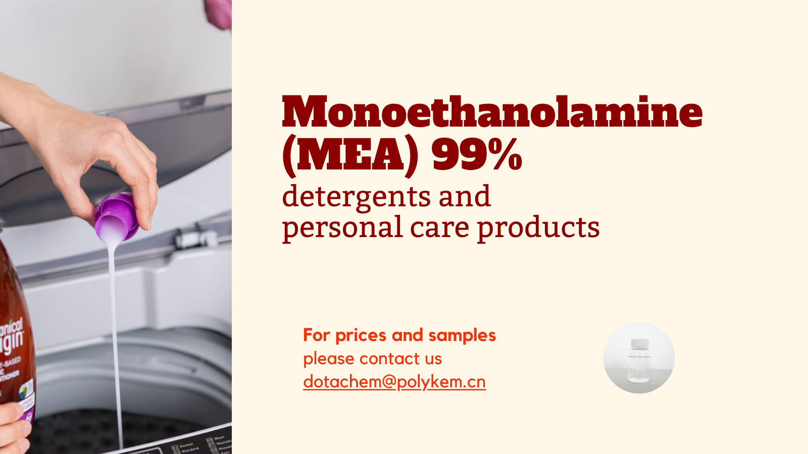 Monoethanolamin (MEA) 99%: Der Kernzutat in Reinigungsmitteln und Körperpflegeprodukten