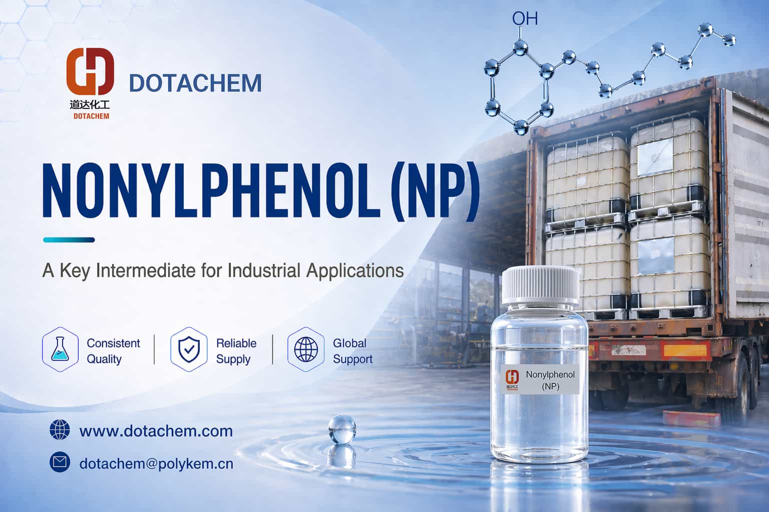 Dotachem Nonylphenol (NP): Ein wichtiges Zwischenprodukt für industrielle Anwendungen