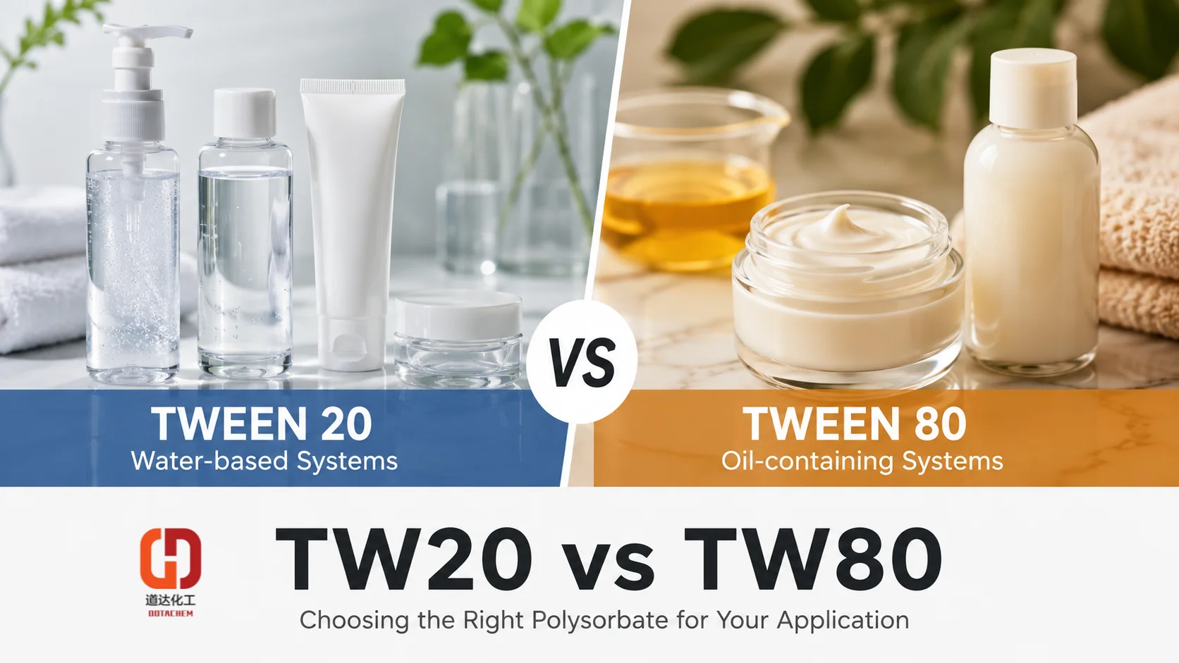 Tween 80 vs. Tween 20: Hauptunterschiede und Auswahl für Ihre Anwendung