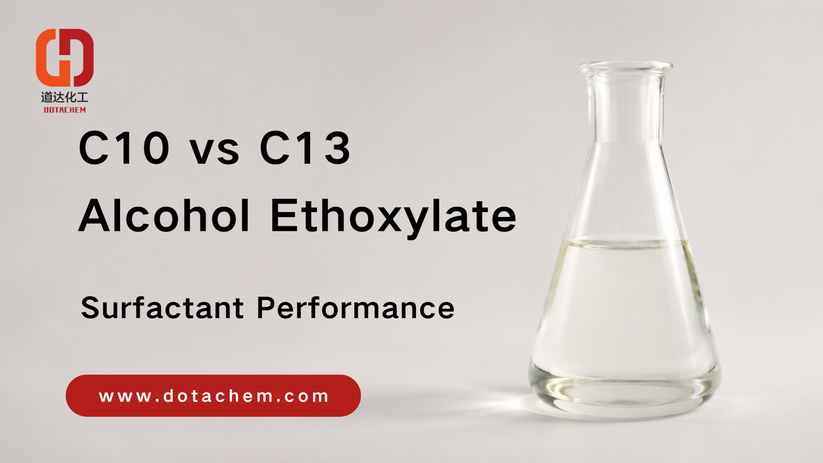 C10- vs. C13-Alkoholethoxylate: Wie sich die Länge der Kohlenstoffkette auf die Leistung von Tensiden auswirkt