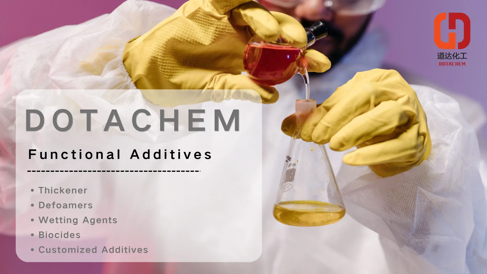 Wir stellen die Reihe „Funktionelle Additive“ von Dotachem vor: Praktische Lösungen für industrielle Formulierungen